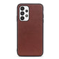 Accurate Hole Lambskin Texture Genuine Leather Phone Case