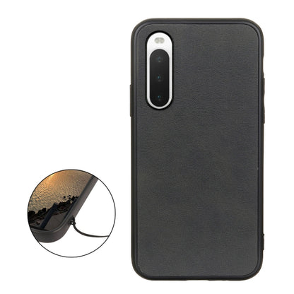 Two-color Cowhide Texture PU Shockproof Phone Case