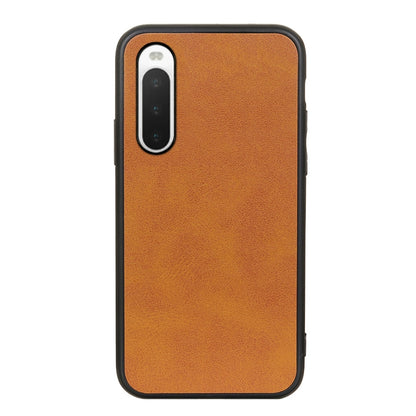 Two-color Cowhide Texture PU Shockproof Phone Case