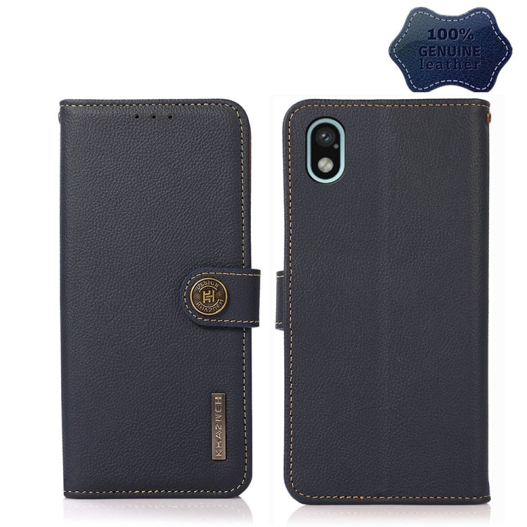 KHAZNEH Custer Genuine Leather RFID Phone Case