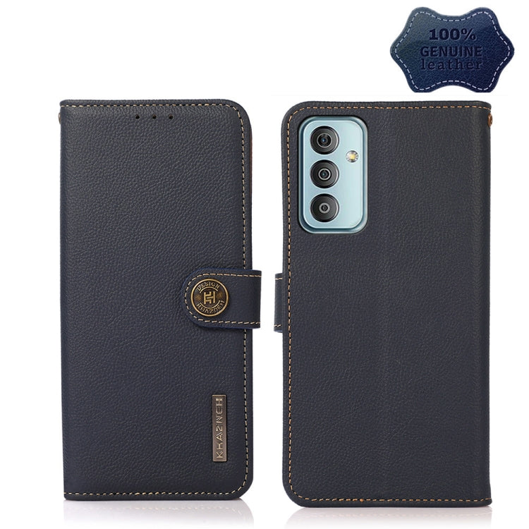 KHAZNEH Custer Genuine Leather RFID Phone Case