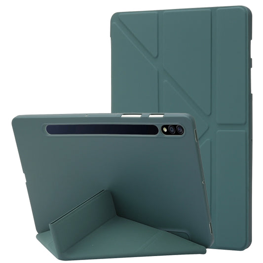 Deformation Silicone Leather Tablet Case