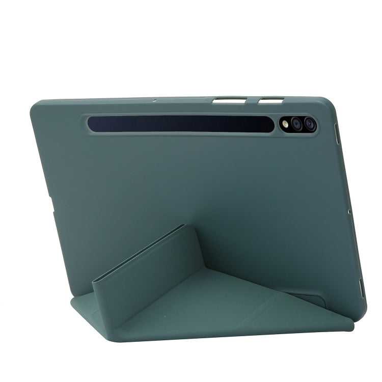 Deformation Silicone Leather Tablet Case