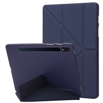 Deformation Silicone Leather Tablet Case