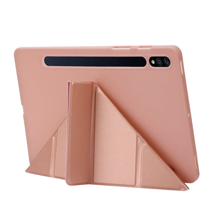 Deformation Silicone Leather Tablet Case