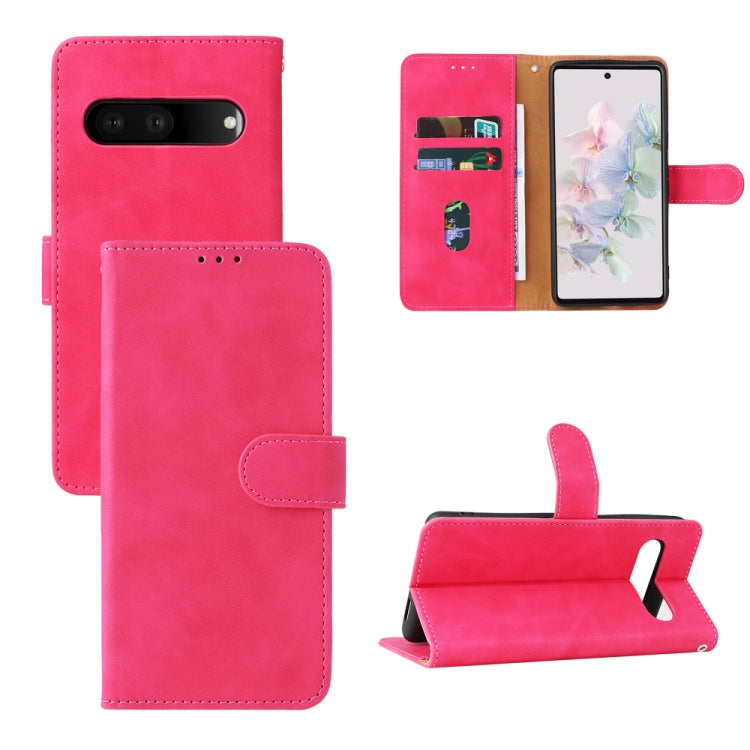 Skin Feel Magnetic Flip Leather Phone Case