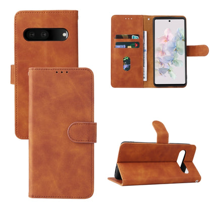 Skin Feel Magnetic Flip Leather Phone Case