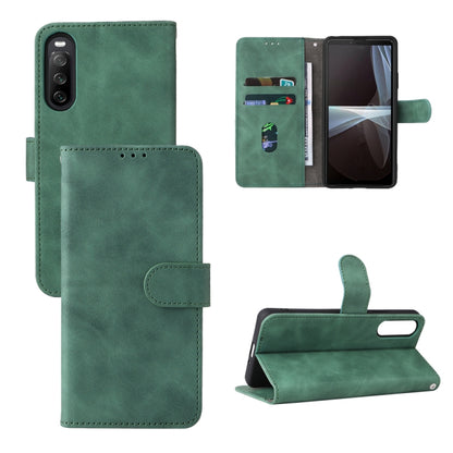 Skin Feel Magnetic Flip Leather Phone Case