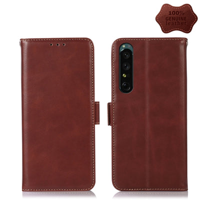 Crazy Horse Top Layer Cowhide Leather Phone Case