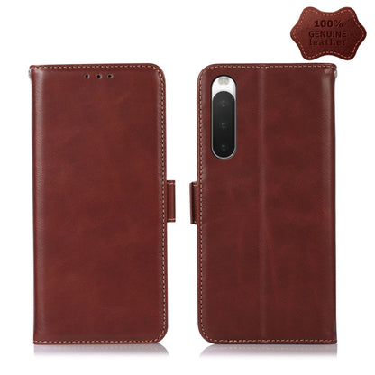 Crazy Horse Top Layer Cowhide Leather Phone Case