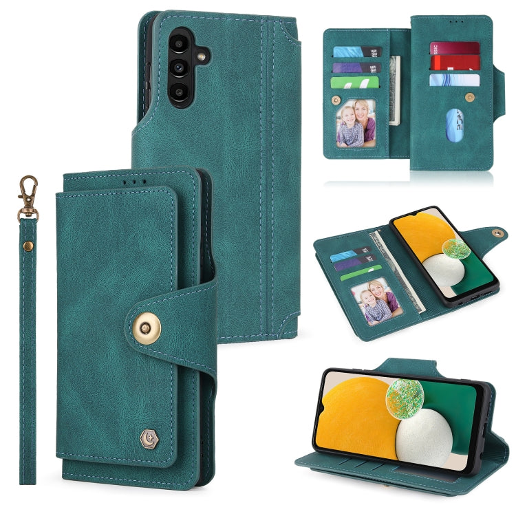 POLA 9 Card-slot Oil Side Leather Phone Case