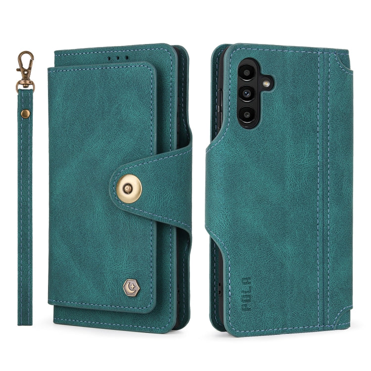 POLA 9 Card-slot Oil Side Leather Phone Case