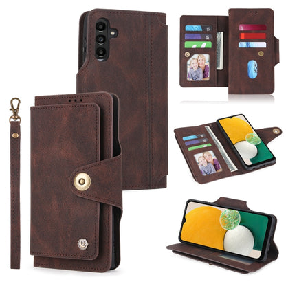 POLA 9 Card-slot Oil Side Leather Phone Case