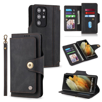 POLA 9 Card-slot Oil Side Leather Phone Case