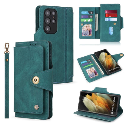 POLA 9 Card-slot Oil Side Leather Phone Case