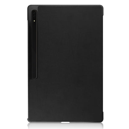 Three-folding Holder Custer Texture Leather Tablet Case