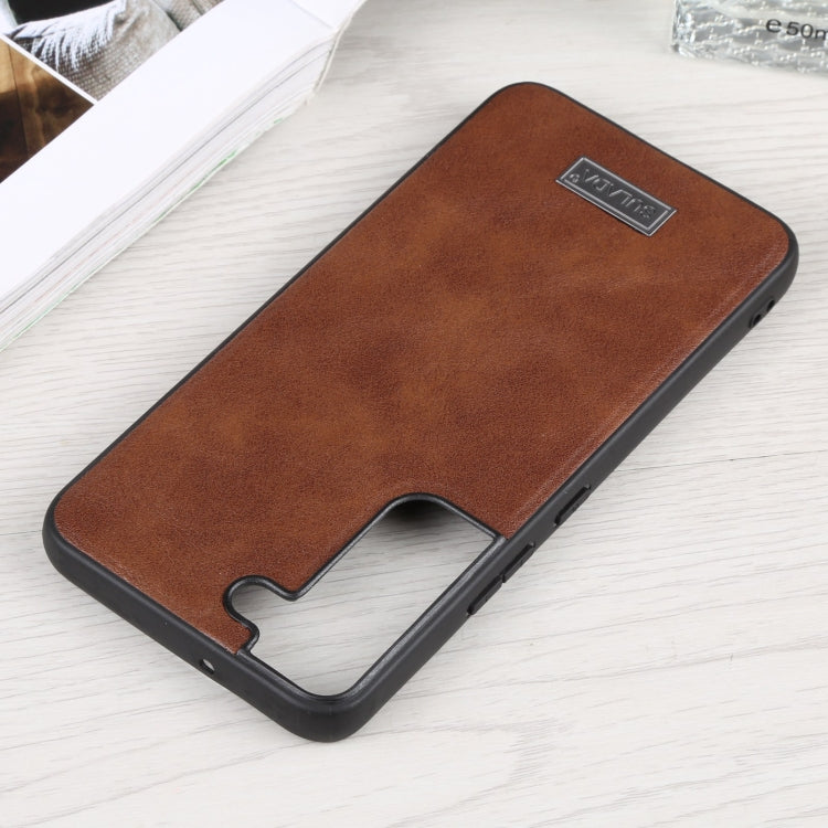 SULADA Shockproof TPU + Handmade Leather Phone Case