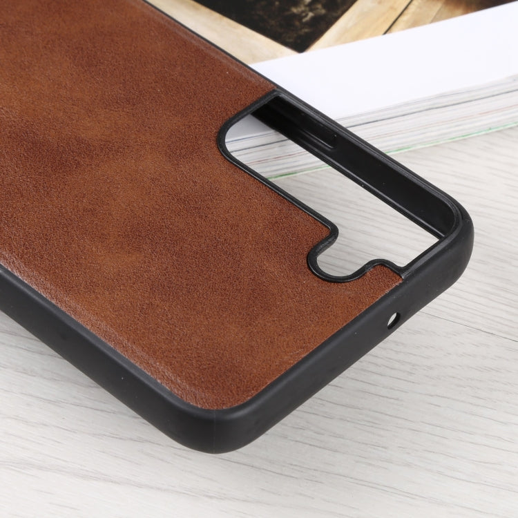 SULADA Shockproof TPU + Handmade Leather Phone Case