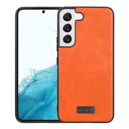 SULADA Shockproof TPU + Handmade Leather Phone Case