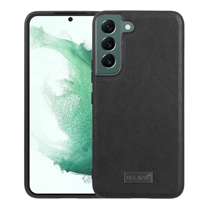 SULADA Shockproof TPU + Handmade Leather Phone Case