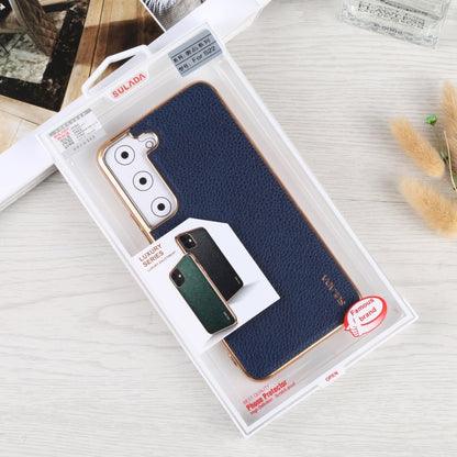 SULADA Shockproof TPU + Handmade Leather Phone Case