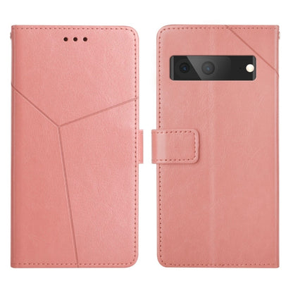 Y Stitching Horizontal Flip Leather Phone Case