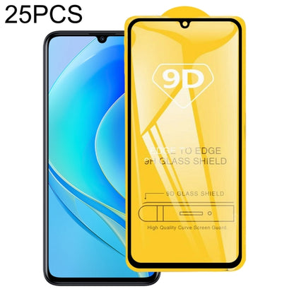 25 PCS 9D Full Glue Screen Tempered Glass Film, For OnePlus Ace / 10T / Ace Pro / 10R 150W(25 PCS), For Huawei nova Y70 Plus / nova Y70(25 PCS)