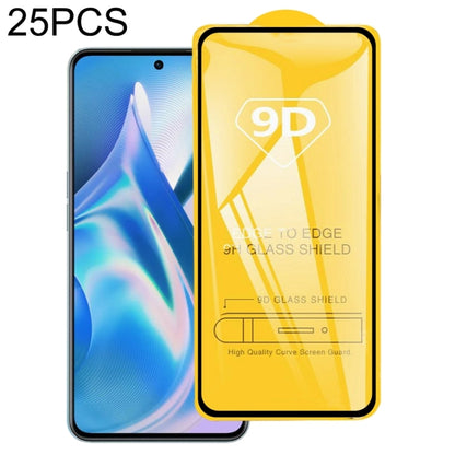 25 PCS 9D Full Glue Screen Tempered Glass Film, For OnePlus Ace / 10T / Ace Pro / 10R 150W(25 PCS), For Huawei nova Y70 Plus / nova Y70(25 PCS)