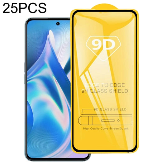 25 PCS 9D Full Glue Screen Tempered Glass Film, For OnePlus Ace / 10T / Ace Pro / 10R 150W(25 PCS), For Huawei nova Y70 Plus / nova Y70(25 PCS)