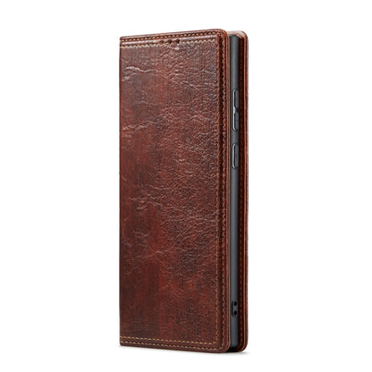 Vintage Bark Texture Wallet Leather Phone Case