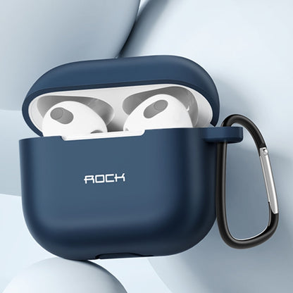 ROCK RPC3013 Silicone Earphone Protective Case with Hook For AirPods 3