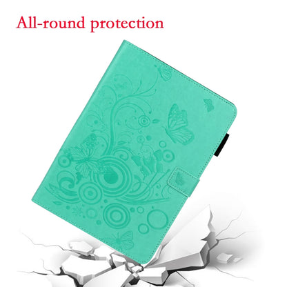 Embossed Butterfly Pattern Smart Leather Tablet Case