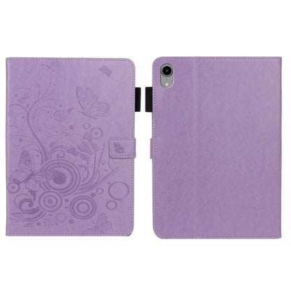 Embossed Butterfly Pattern Smart Leather Tablet Case