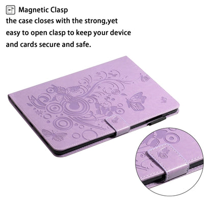 Embossed Butterfly Pattern Smart Leather Tablet Case, For iPad mini 2024 / mini 6, For iPad Pro 11 inch 2020 / 2018