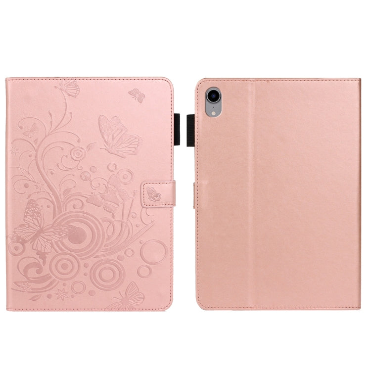 Embossed Butterfly Pattern Smart Leather Tablet Case