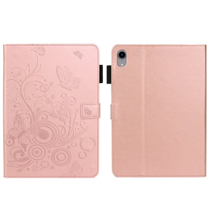 Embossed Butterfly Pattern Smart Leather Tablet Case