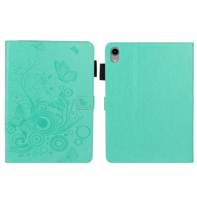 Embossed Butterfly Pattern Smart Leather Tablet Case