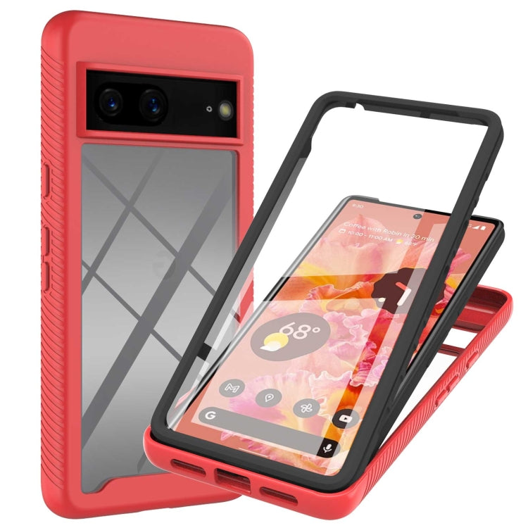Starry Sky Solid Color Series PC + TPU Phone Case with PET Film