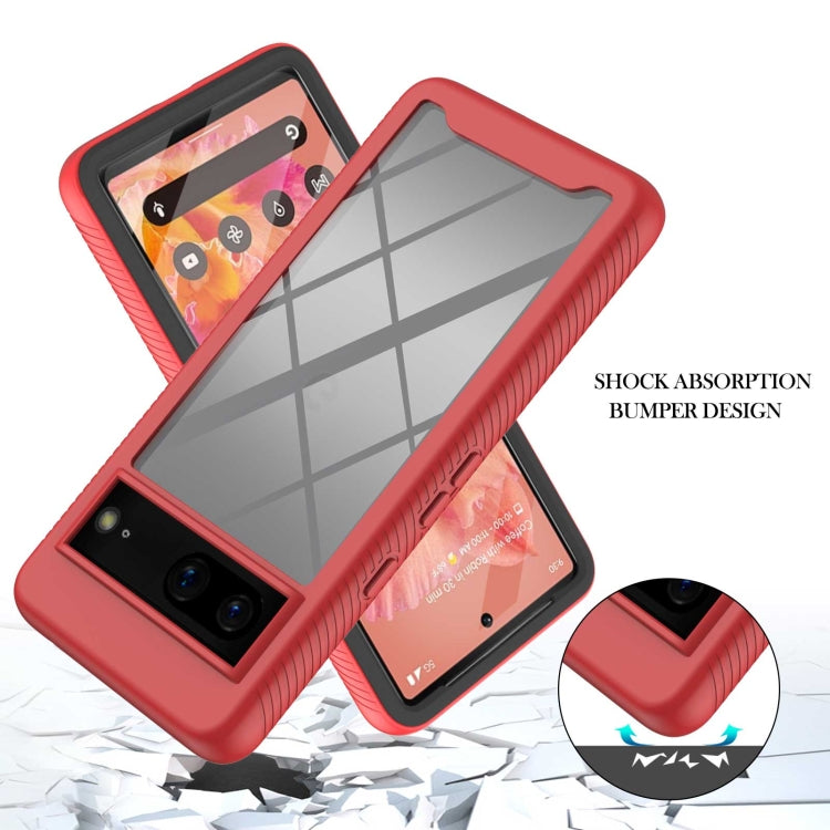 Starry Sky Solid Color Series PC + TPU Phone Case with PET Film