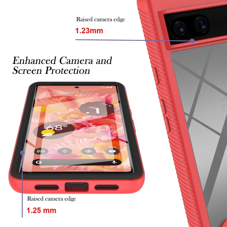 Starry Sky Solid Color Series PC + TPU Phone Case with PET Film