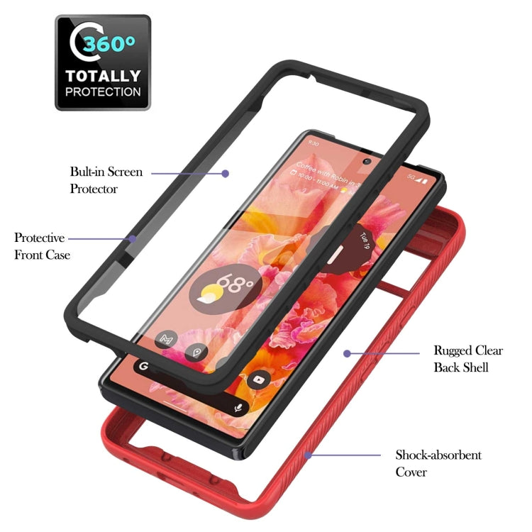 Starry Sky Solid Color Series PC + TPU Phone Case with PET Film