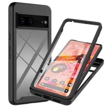 Starry Sky Solid Color Series PC + TPU Phone Case with PET Film