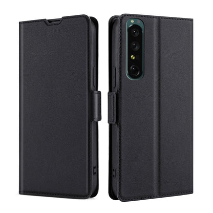 Ultra-thin Voltage Side Buckle Flip Leather Case