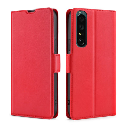 Ultra-thin Voltage Side Buckle Flip Leather Case