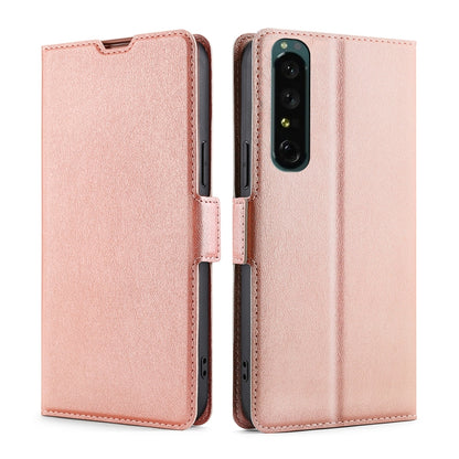 Ultra-thin Voltage Side Buckle Flip Leather Case