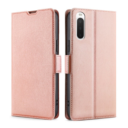 Ultra-thin Voltage Side Buckle Flip Leather Case