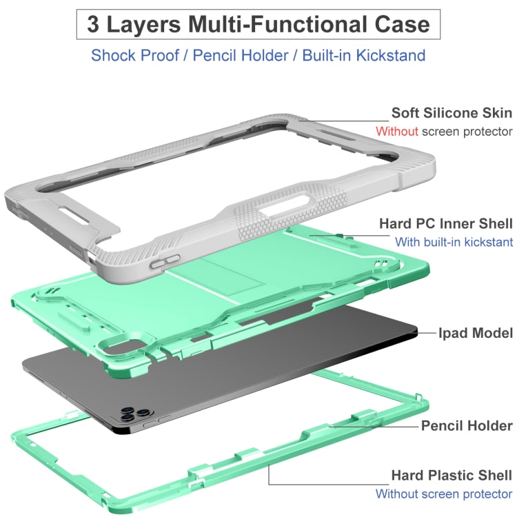 Silicone + PC Shockproof Tablet Case