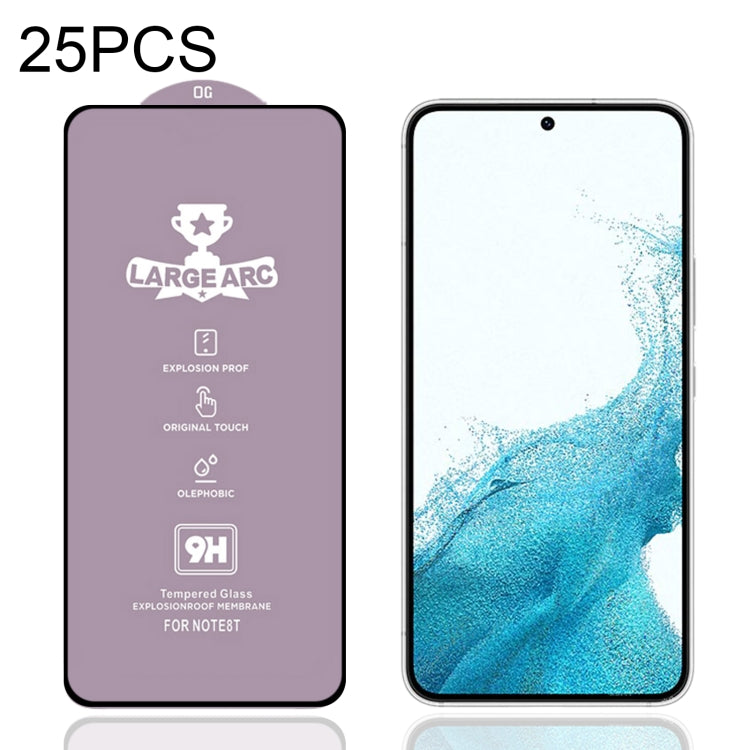 25 PCS 9H HD Alumina Tempered Glass Film