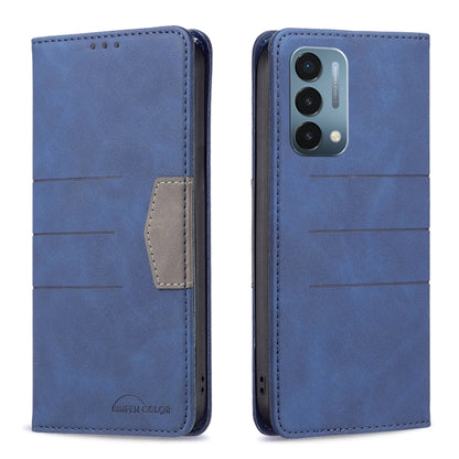 Magnetic Splicing Leather Phone Case