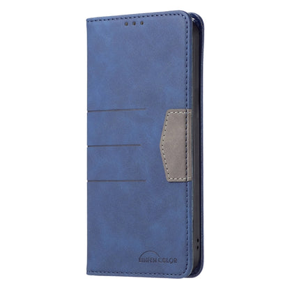 Magnetic Splicing Leather Phone Case